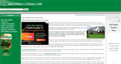 Desktop Screenshot of lawnmower-guide.com
